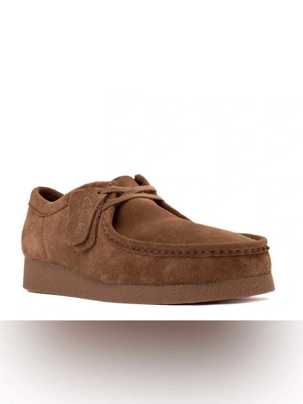 Clarks Men's Brown Suede Wallabee-Style Slip-On Loafer Size 8